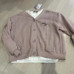 新品　ブリングガールズ　カーディガン　ロンT 150cm ピンク　2枚セット