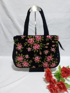 超美品 フィラー FEILER ハンドバッグ トートバッグ 花柄 ドイツ製