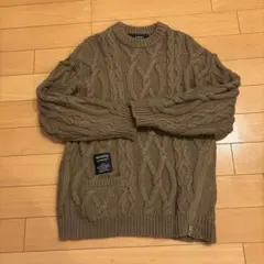 GU×UNDERCOVER ケーブルニットセーター S