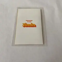 BTS Butter メッセージカード JIMIN