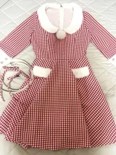 クリスマス　サンタ風ワンピース　即発送可