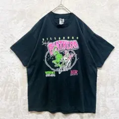 ★フルーツオブザルーム半袖Tシャツ クルーネック プリント XL 黒 綿