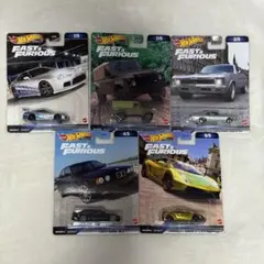 ホットウィール 「FAST & FURIOUS」ワイルドスピード 5台セット