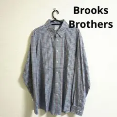 ブルックスブラザーズ シャツ Lサイズ チェック ノンアイロン 古着