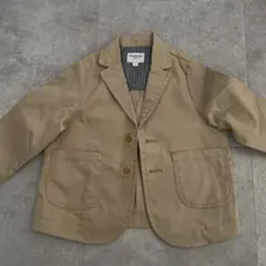 キッズ ベージュ　ジャケット