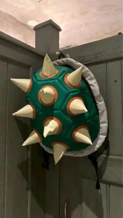 カメの甲羅バックパック（クッパカチューシャ付き）