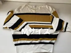 【大掃除セール】GLOBAL WORK ストライプニットセーター Mサイズ