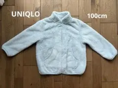 【SALE！】UNIQLO フリースジャケット （100cm）水色