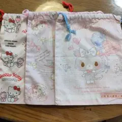 サンリオ 給食袋　巾着袋 3点セット