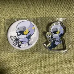 CR crazyraccoon 缶バッジ アクリルブロック zeder