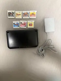 닌텐도 3DS LL 본체 블랙 충전기 (7 가지 소프트웨어 포함)