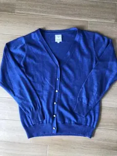 パープル カーディガン