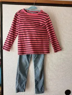 UNIQLO 長袖カットソーと長ズボンセット