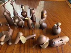 千趣会 ロイヤルペット 木製 20体 ヴィンテージ 動物 置物 まとめ売り