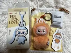 ラブブ LABUBU PIN FOR LOVE ミニラブブ イニシャル J