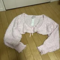 COCO DEAL フワフワピンクカーディガン