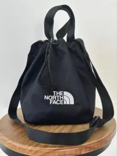 ザノースフェイス　巾着ショルダーバッグ 黒