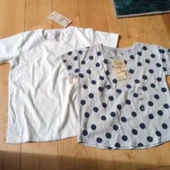 無印良品　120 Tシャツ2枚セット