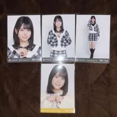 乃木坂46 生写真 増田三莉音 モノトーンコンプ パステルコートヨリ 4枚セット
