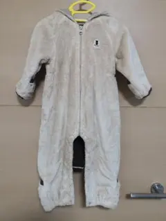 ミキハウス カバーオール 足付き くま 防寒 ジャンプスーツ 着ぐるみ ベビー服