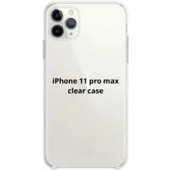 Apple アップル iPhone11promax純正ケース クリア 透明
