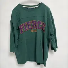CPCM 半袖Tシャツ グリーン FIERCEロゴ