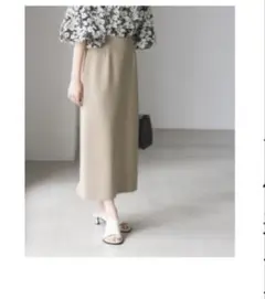 NOBLE ジャージーライクカラータイトスカート38