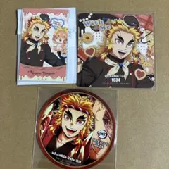 鬼滅の刃　バレンタイン　ホワイトデー　コースター　煉獄杏寿郎　チョコ風カード