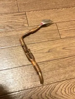 ハンドメイド 魔除け 銅管 変形フォーク オブジェ アート 造形