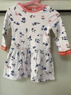 PETIT BATEAU プチバトー　長袖ワンピース 24m 86cm