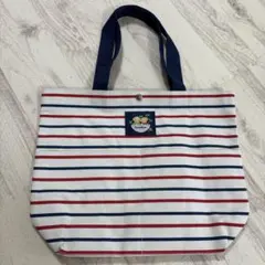 美品 ファミリア 渋谷ヒカリエ限定 ミニトートバッグ マリン ハチ公