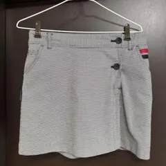 TIGORA 白黒ストライプ ショートパンツ