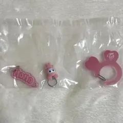 TWICE LOVELYS アクリルカラビナフロッキーマスコット モモ モブリー