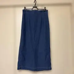 UNIQLO デニムスリットロングスカート M