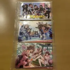 ウマ娘 ツインウエハース 第6R ビジュアルカード 3種コンプリートセット