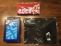 【新品】ASICS タオル・早稲田大学サコッシュセット