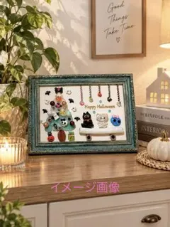 【Happy Halloween♡かわいいツリー】　シーグラス　癒しハロウィン