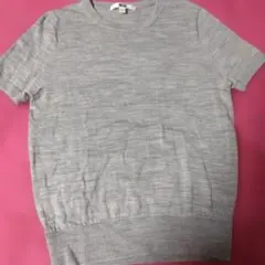 UNIQLO グレー 半袖ニット S