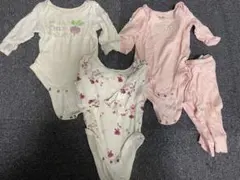 女の子　肌着　ロンパース　サイズ60と70のズボン　ベビーギャップ　長袖