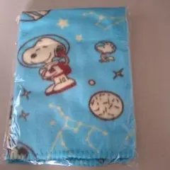 スヌーピー ブランケット ひざ掛け 水色 1枚