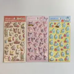 ダイソー ぷくっとシール ぷくぷく サンリオ マイメロ クロミ ハンギョドン
