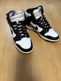 ナイキ　NIKE Dunk High パンダ ダンクハイ スニーカー　25.5