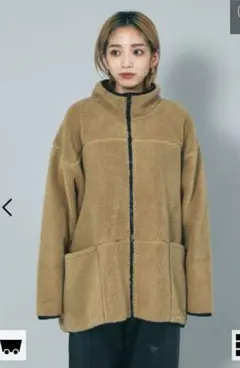 【新品】別注　GERRYスタンドカラーリバーシブルボアフリースブルゾン