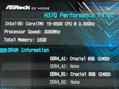 ASRock H370 Fatal1ty Core i5-8500 16GB