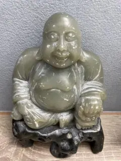 天然石 布袋様 置物 彫刻 飾り物のサムネイル