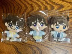 名探偵コナン セガラッキーくじ F賞 ぬいぐるみマスコット 3種 コナン新一 蘭
