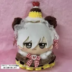 ぬい服 プリンアラモードくまなフリルドレス ヘッドドレス セット ちびぐるみ