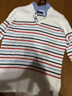 m.f.editorial 長袖カットソー ラガーシャツ風