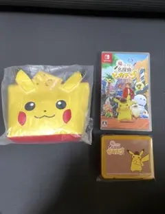 帰ってきた名探偵ピカチュウ -Switch➕アイテムケース➕ポーチ