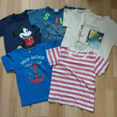 子供用 半袖Tシャツ 5枚セット まとめ売り110サイズ